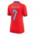 England Jack Grealish #7 Borta matchtröja Dam VM 2022 Kortärmad Billigt